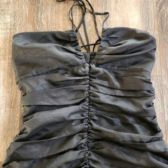 Marianna Senchina Rosemary Dress Black Small Sleeveless *Missing Neck Tie* - Picture 4 of 11